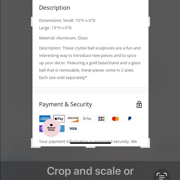COPY - Nakasa Crystal Balls w/Stands Set of 2, Investment Decorative Pieces, NWT - Picture 5 of 10
